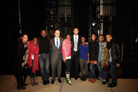 Derek Jeter and Dancers