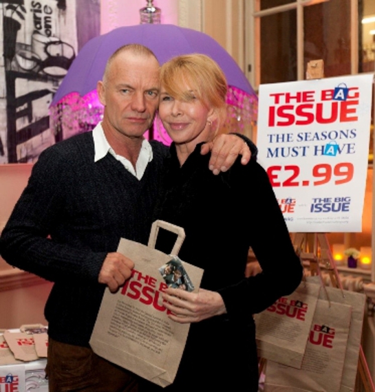 Trudie Styler and Sting