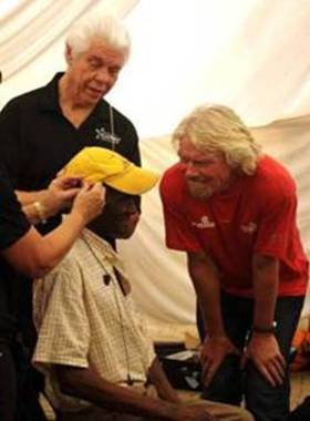Richard Branson and Bill Austin Richard Branson and Bill Austin