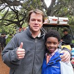 Matt Damon And Scarlett Johansson Meet Make-A-Wish Kids