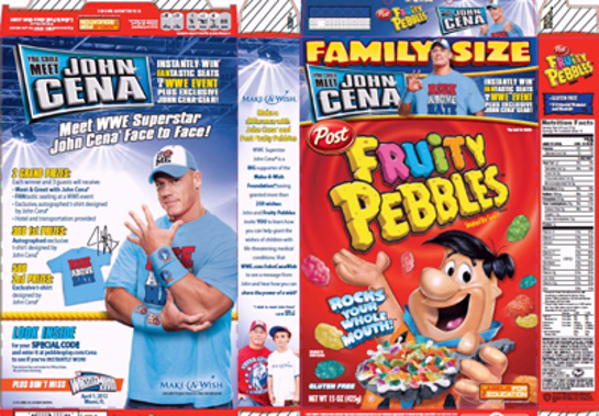 John Cena Cereal Box