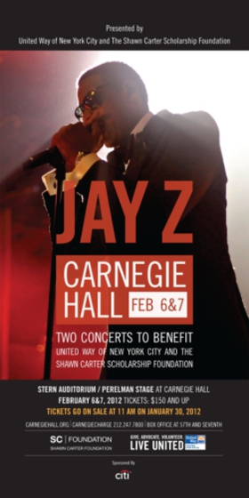 Jay Z Carnegie Hall