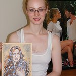 True Blood Star Auctions Unique Portrait For Charity