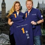 Bar Refaeli Unveils Laureus Sport For Good Shirt