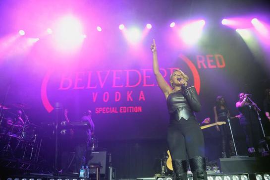 Mary J Blige Belvedere RED