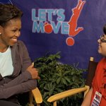 Michelle Obama Talks Health With Kid Reporter