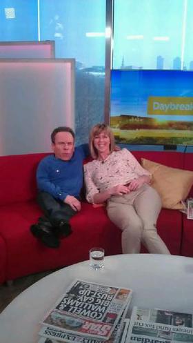 Warwick Davis With Kate Garraway