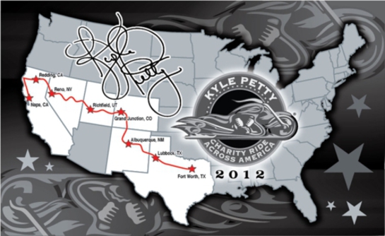 Kyle Petty Charity Ride 2012 route.