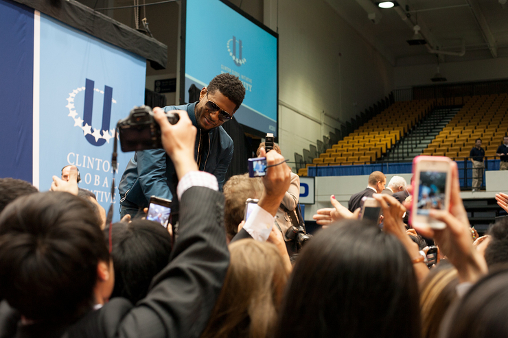 Usher at the CGI-U Opening Plenary