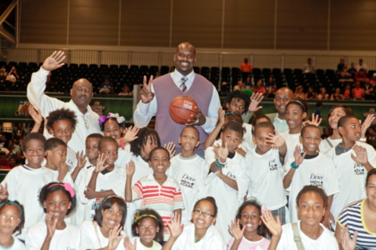 Shaq O'Neal and Boys and Girls Club of Southeast Louisiana During NCAA Final Four Weekend