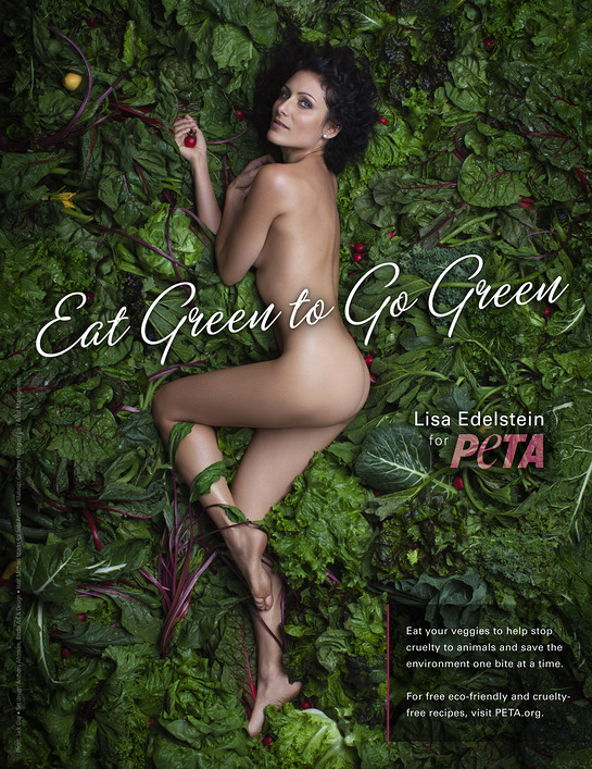 Lisa Edelstein PETA Ad Lisa Edelstein PETA Ad