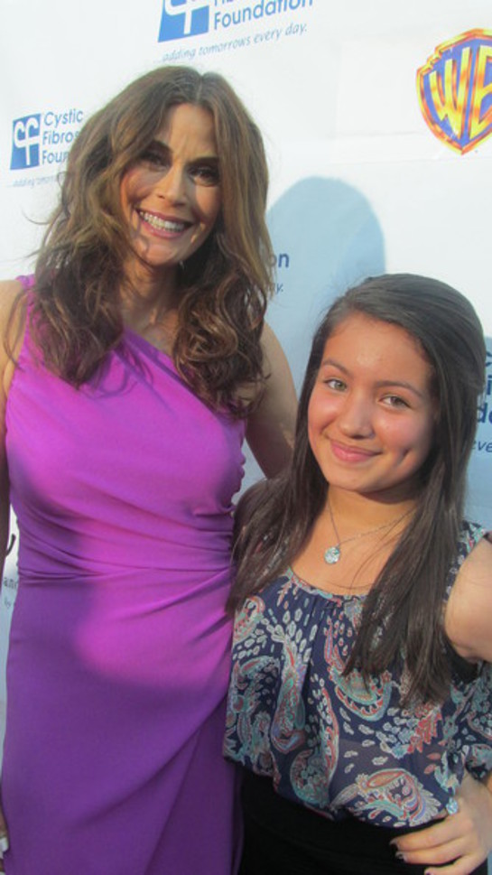 Teri Hatcher and Isabella Rae Thomas 