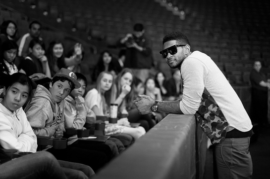 Usher with New Look Kids