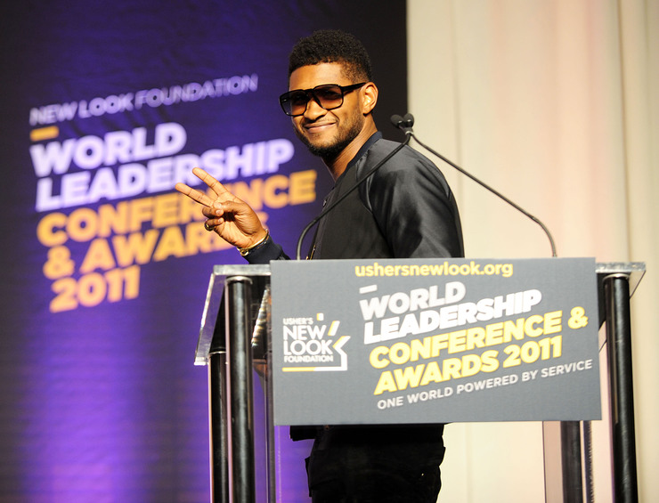 Usher at World Leadership Conference