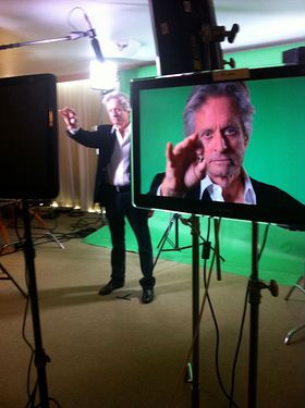 Michael Douglas Filming Got Your 6 PSA