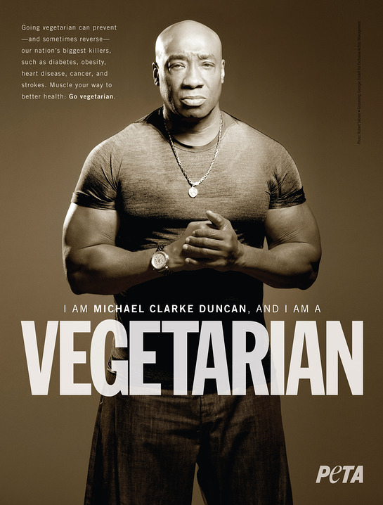 Michael Clarke Duncan for PETA