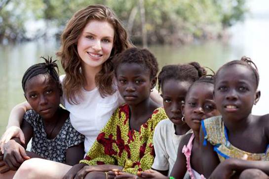 Tali Lennox in Sierra Leone Tali Lennox in Sierra Leone
