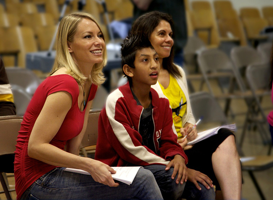 Stephanie Drapeau and Michael - Young Storytellers Foundation