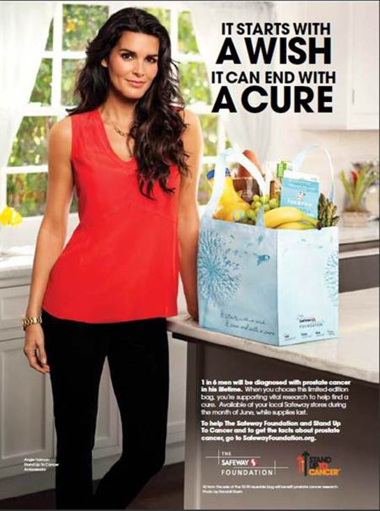 Angie Harmon supports SU2C and the Safeway Foundation