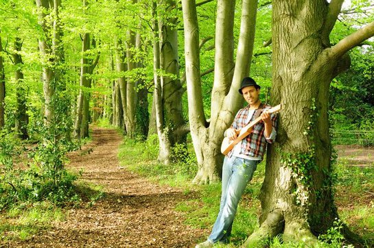 The Tree Top Troubadour in his natural environment