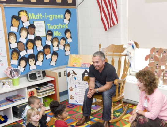 Cesar Millan urges schools to raise awareness about shelter pets