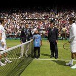 Make-A-Wish Boy Flips Coin At Wimbledon Final