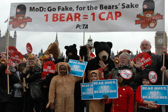 Bill Oddie and Peter Egan Join Marchers In London