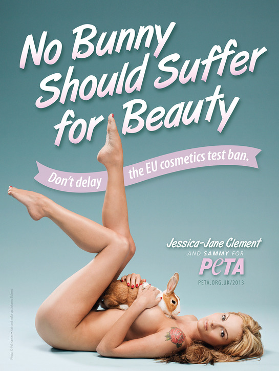 Jessica-Jane Clement PETA ad Jessica-Jane Clement PETA ad