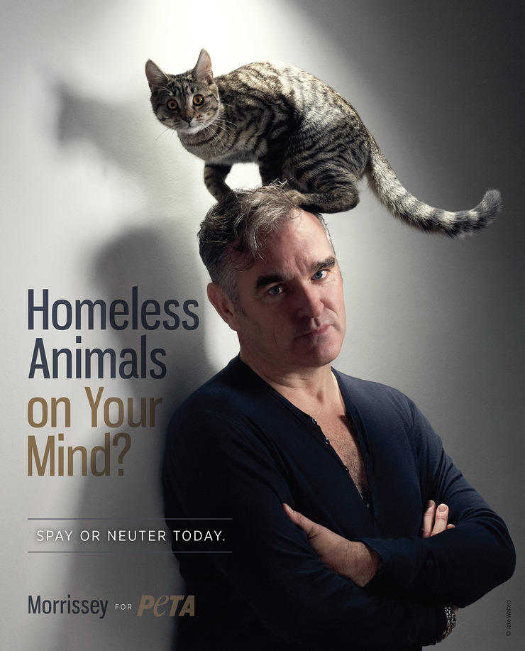 Morrissey Launches New PETA Ad