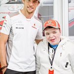 Jenson Button Grants Wish To Boy With Genetic Disorder