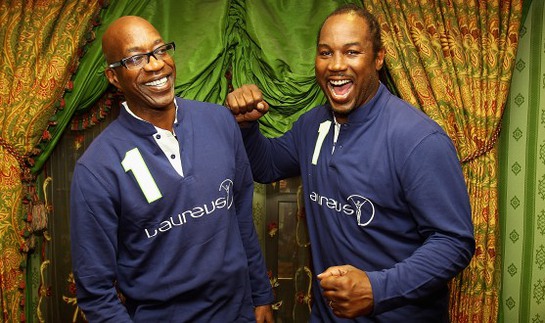 Edwin Moses and Lennox Lewis