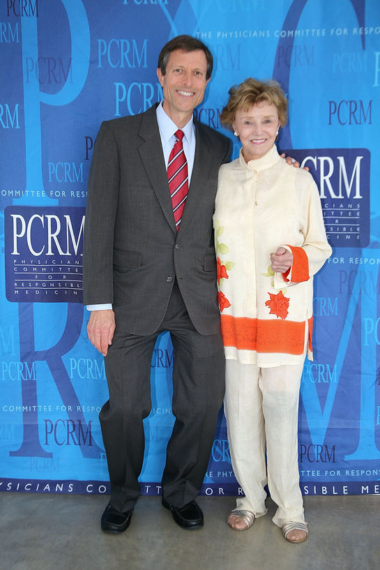 Neal Barnard and Peggy McCay Neal Barnard and Peggy McCay
