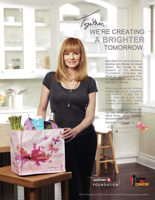 Marg Helgenberger to appear in PSA campaign for The Safeway Foundation & SU2C.