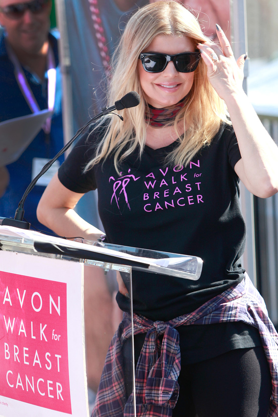 Fergie Awards Grants at Avon Walk for Breast Cancer