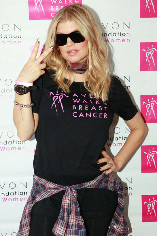 Fergie sports the 20th Anniversary Avon Breast Cancer Crusade Watch, available for $20 with 100% of net proceeds benefitting the Avon Breast Cancer Crusade. Fergie sports the 20th Anniversary Avon Breast Cancer Crusade Watch, available for $20 with 100% of net proceeds benefitting the Avon Breast Cancer Crusade.