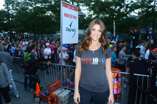 Ashley Greene at Women's Health's RUN 10 FEED 10