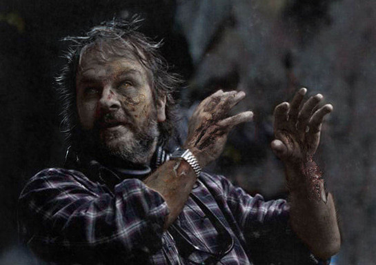 Peter Jackson as a Zombie for Red Cross