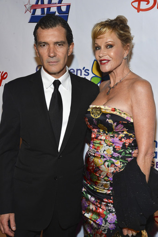 Antonio Banderas and Actress Melanie Griffith attend the Children's Hospital Los Angeles Gala: Noche de Ninos