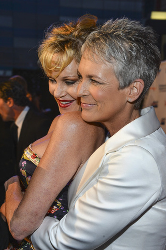 Melanie Griffith and Jamie Lee Curtis