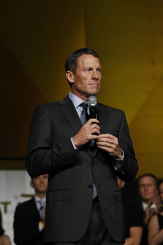 Lance Armstrong addresses 1500 supporters at LIVESTRONG's 15th anniversary Lance Armstrong addresses 1500 supporters at LIVESTRONG's 15th anniversary