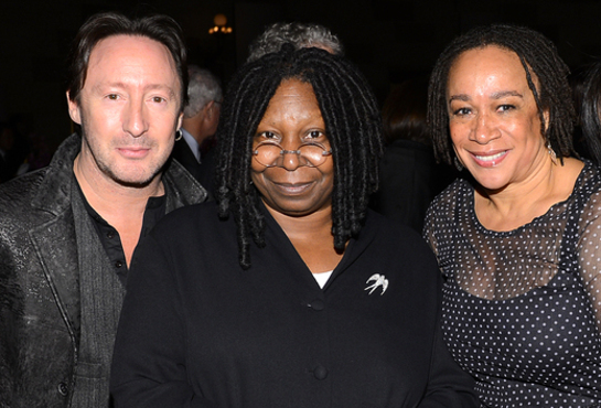 Julian Lennon, Whoopi Goldberg, and S. Epatha Merkerson