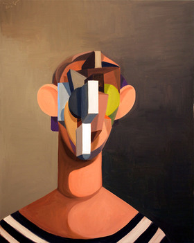 George Condo, The Young Sailor, 2012, Oil on linen, 40 x 32 inches, Courtesy of the artist and Skarstedt Gallery, New York, Estimate: $150,000-200,000.