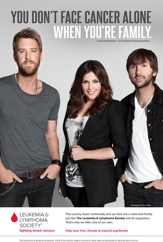 Lady Antebellum, LLS National Ambassadors.