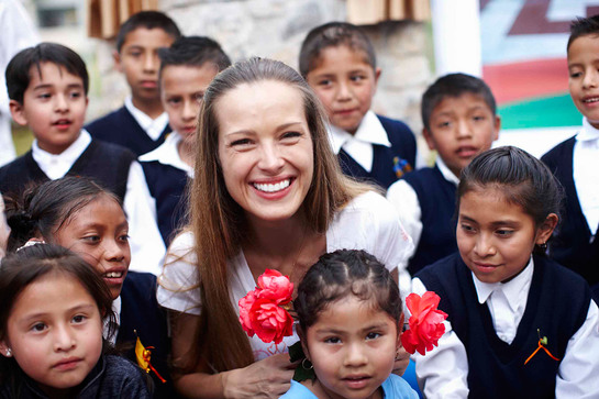 Petra Nemcova, Founder and Chair of Happy Hearts Fund, Partners with Clinique. Petra Nemcova, Founder and Chair of Happy Hearts Fund, Partners with Clinique.