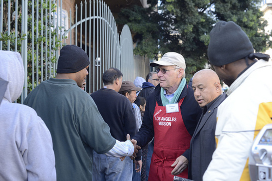 Harrison Ford at the LA Mission, December 24