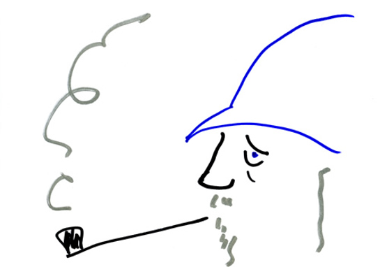 Sir Ian McKellen's Doodle Sir Ian McKellen's Doodle