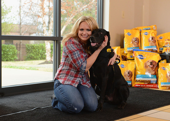 Miranda Lambert kicked-off the national search for the next communities to benefit from The PEDIGREE(r) Feeding Project, an initiative designed to help shelters nationwide.