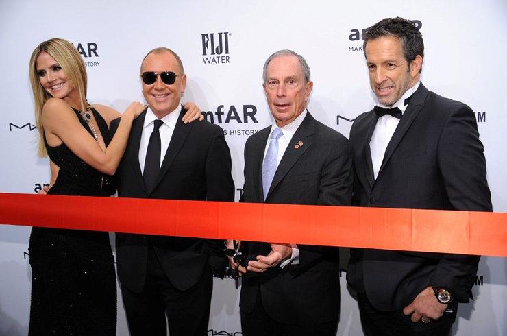 Heidi Klum, Michael Kors, Michael Bloomberg, Kenneth Cole