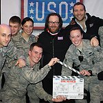 USO Treats Troops To Die Hard Screenings