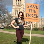 Lucy Pinder Highlights Tiger Conservation At Westminster